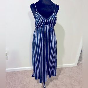 Treasure and Bond Cute CUT-OUT striped dress Size XS